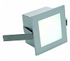 FRAME BASIC LED светильник встраиваемый с PowerLED 1Вт, 4000K, 350mA, 110lm, серебристый