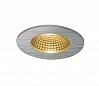 PIREQ IP | recessed ceiling light , round, brushed aluminium, 38°, 3000K, incl. driver