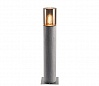 LISENNE POLE 70 светильник IP54 для лампы E27 23Вт макс., серый базальт/ дымчатое стекло