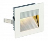 FRAME CURVE LED светильник встраиваемый с PowerLED 1Вт, 3000K, 350mA, 90lm, белый/ алюминий