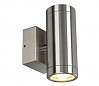 ASTINA STEEL LED светильник настенный IP44 c PowerLED 2x 3Вт (8.7Вт), 3000К, 510lm, сталь