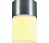 ROX ACRYL C светильник потолочный IP44 для лампы E27 20Вт макс., матированный алюминий/ белый