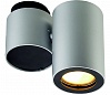 ENOLA_B SPOT 1 светильник накладной для лампы GU10 50Вт макс., серебристый/ черный