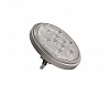 LED G53 QR111 источник света LED, 12В, 9Вт, 13°, 2700K, 800лм,  серебристый корпус