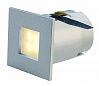 MINI FRAME LED светильник встраиваемый 12В~ с 4-мя LED 0.23Вт, 3000K, 3lm, серебристый