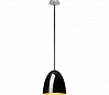 PARA CONE 20 светильник подвесной для лампы E27 60Вт макс., черный глянцевый/ золото