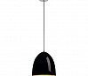 PARA CONE 30 светильник подвесной для лампы E27 60Вт макс., черный глянцевый/ золото