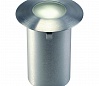 TRAIL-LITE светильник встраиваемый IP65 c 4 LED 0.3Вт, 3500K,10lm, сталь/ стекло матовое