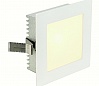 FLAT FRAME, BASIC светильник встраиваемый для лампы QT9 G4 20Вт макс., белый