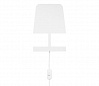 PLATES светильник настенный для лампы QT14 G9 25Вт макс., со шнуром питания, белый