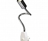 DIO FLEX PLUG LED светильник с вилкой, выключателем и LED 1Вт (3.77Вт), 3000K, 80lm, хром/ белый