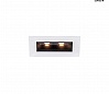 MILANDO S светильник встраиваемый 700мА 4.28Вт с LED 3000К, 330лм, 45°, без БП, белый/ черный