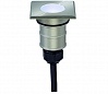 POWER TRAIL-LITE SQUARE светильник встраив. IP67 c PowerLED 1Вт, 5700K, 90lm, сталь/ стекло матовое