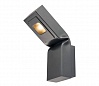 BENDO WL светильник настенный IP55 с LED 12Вт, 3000K, 80°, 820lm, антрацит