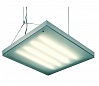 T5 GRILL светильник подвесной с ЭПРА для 4-х ламп Т16 G5 по 24Вт, серебристый / белый