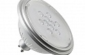 LED QPAR111 GU10 источник света 230В, 7Вт, 3000K, 730лм, 25°, серебристый корпус