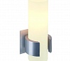 DENA 1 светильник настенный для лампы E14 40Вт макс., матированный алюминий / стекло белое