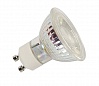 LED GU10 источник света LED, 220В, 5,5Вт, 38°, 2700K, 400лм, 3 ступени яркости