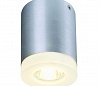 TIGLA ROUND светильник потолочный для лампы GU10.50Вт макс., матированный алюминий / акрил матовый