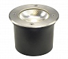 ROCCI ROUND светильник встраиваемый IP67 c COB LED 6Вт (9.8Вт), 3000K, 580lm, сталь