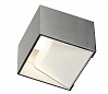 LOGS IN Dim to Warm светильник настенный с LED 12Вт, 2000-3000K, 490лм, матированный алюминий/ белый