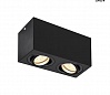 TRILEDO DOUBLE GU10 CL светильник потолочный для 2-х ламп GU10 по 50Вт макс., черный