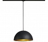 1PHASE-TRACK, FORCHINI M светильник подвесной для лампы E27 40Вт макс., черный/ золото/ад-р черный