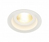 CONTONE® ROUND светильник встраиваемый IP44 с COB LED 13Вт (16Вт), 3000К-2000К, 890lm, с БП, белый