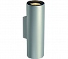 ENOLA_B UP-DOWN светильник настенный для 2-х ламп GU10 по 50Вт макс., серебристый/ черный