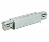 3Ph | EUTRAC®, коннектор прямой внешний с разъемами подвода питания, 16А макс., серебристый