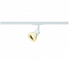 1PHASE-TRACK, PURIA SPOT светильник для лампы GU10 50Вт макс, белый/ стекло матовое