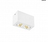 TRILEDO DOUBLE LED CL светильник потолочный 16Вт с LED 3000К, 1340лм, 2x 36°, белый