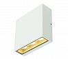 BIG QUAD светильник настенный IP54 c 6 PowerLED по 1Вт, 3000К, 500lm, 30°, белый