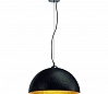 FORCHINI PD-1 светильник подвесной для лампы E27 40Вт макс., черный/ хром/ золото