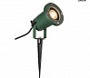 NAUTILUS 15 SPIKE светильник IP65 для лампы LED GU10 11Вт макс., кабель 1.5м с вилкой, зеленый