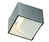 LOGS IN светильник настенный с COB LED 5Вт (6.7Вт), 3000K, 300lm, матированный алюминий / белый