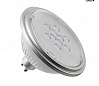 LED QPAR111 GU10 источник света 230В, 7Вт, 3000K, 730лм, 40°, серебристый корпус