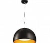 BELA 40 светильник подвесной с LED 24Вт, 3000К, 1350лм, черный/ золотой